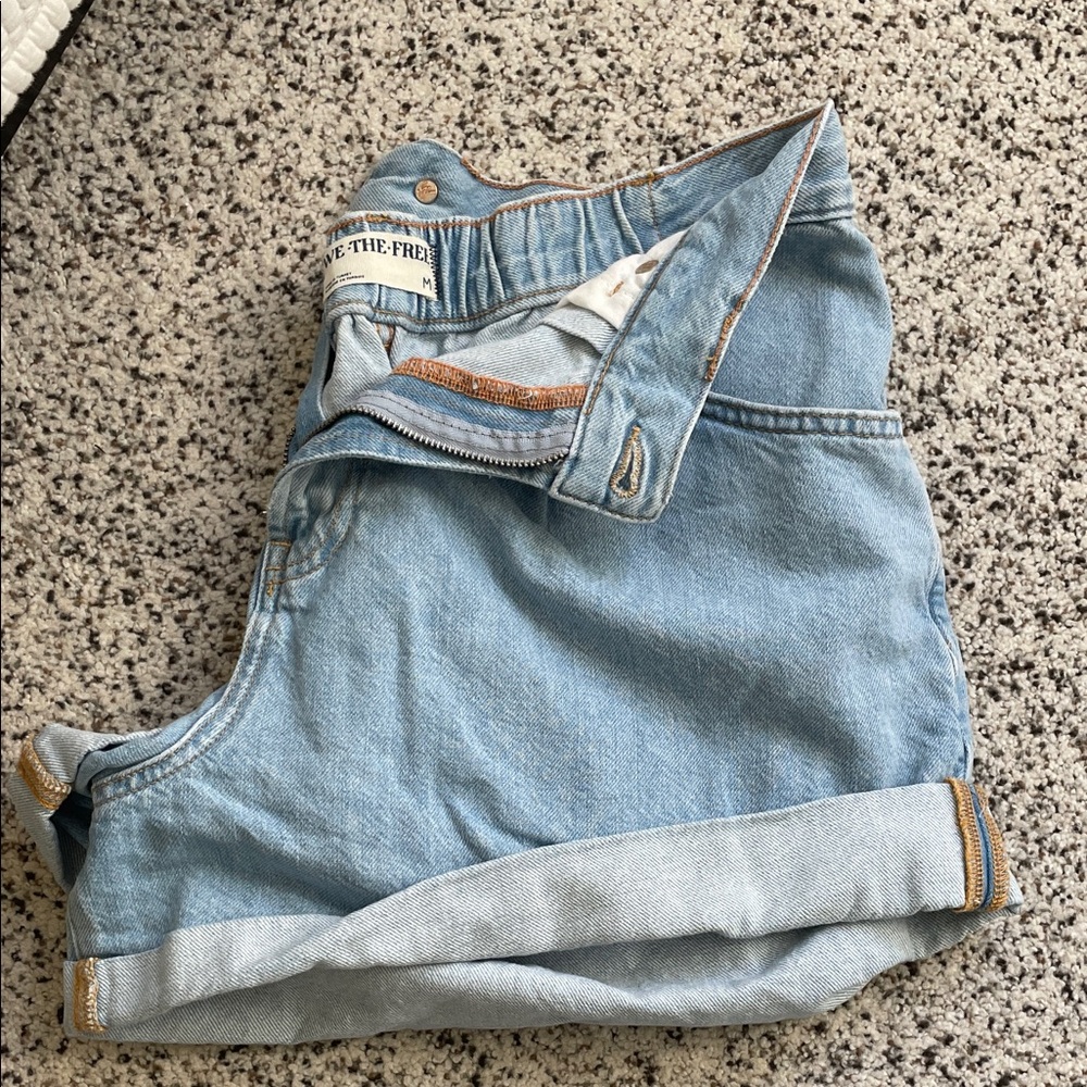 Free People Danni Denim Shorts